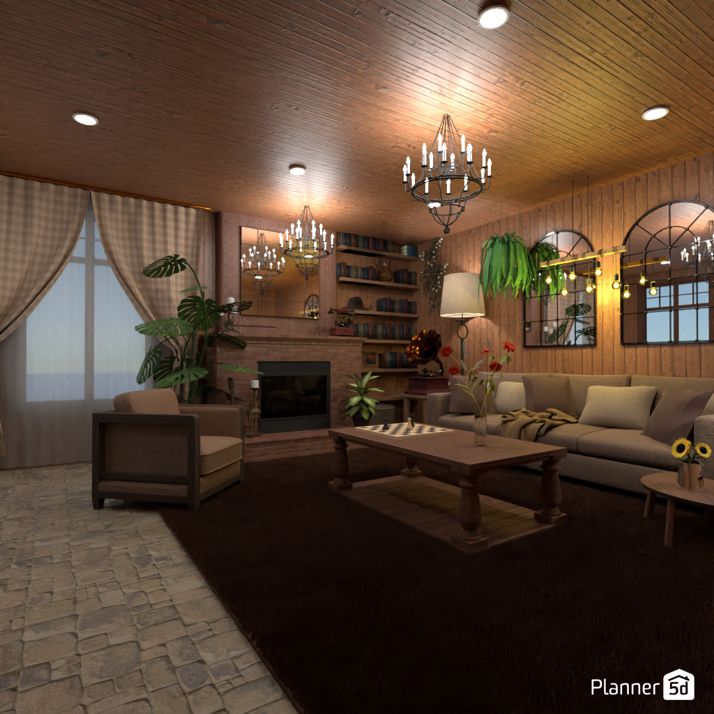 Country Living room #3369056 by Editors Choice