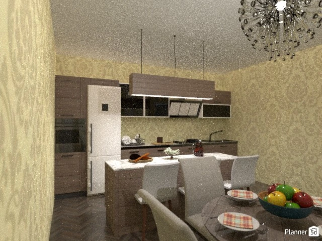 Yellow kitchen #82741 by Doggy