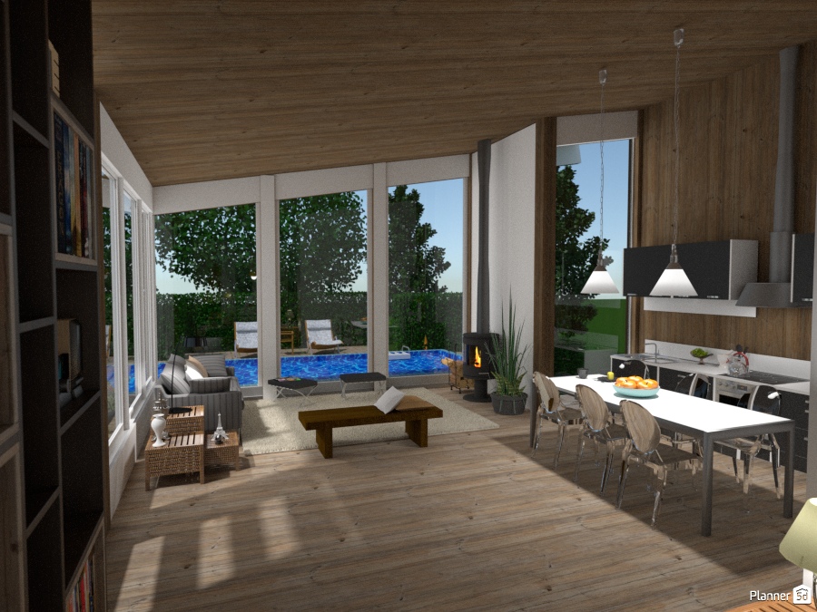 Casa moderna no campo #1499322 by Michelle Silva