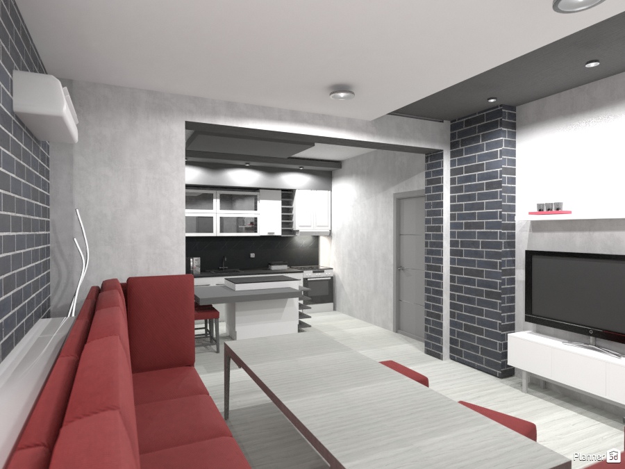 Bricks and spectacular roof #2943616 by Елионора Павлова