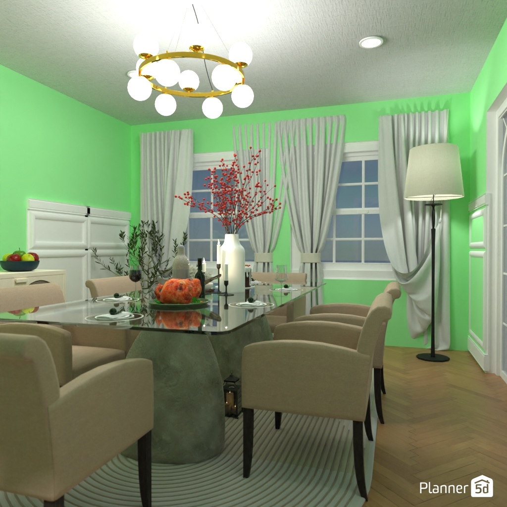 DB: Thanksgiving Day - room shell copy #23451127 by Editors Choice