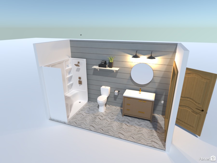 Small Master Bath 1 #5474189 by RamosHome