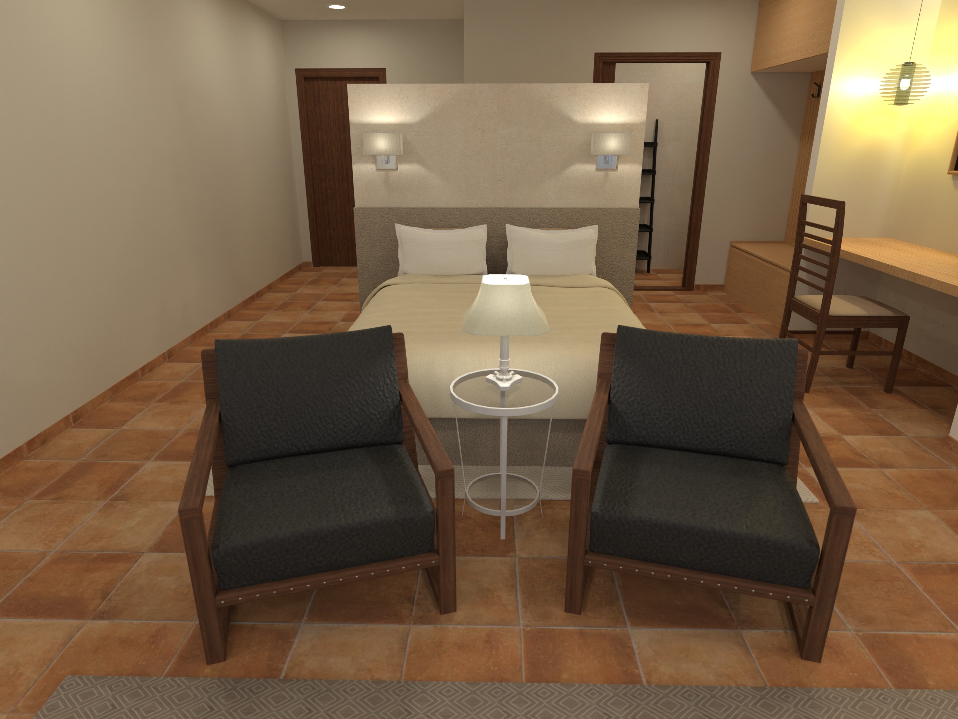 Cozy Hotel Room #22007426 by Helena Dinis Interiores