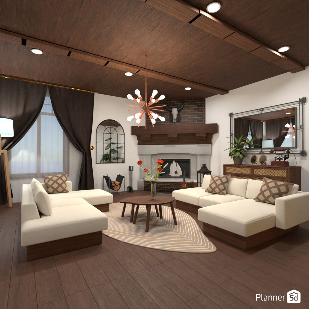 Country Living room #20198567 by Editors Choice