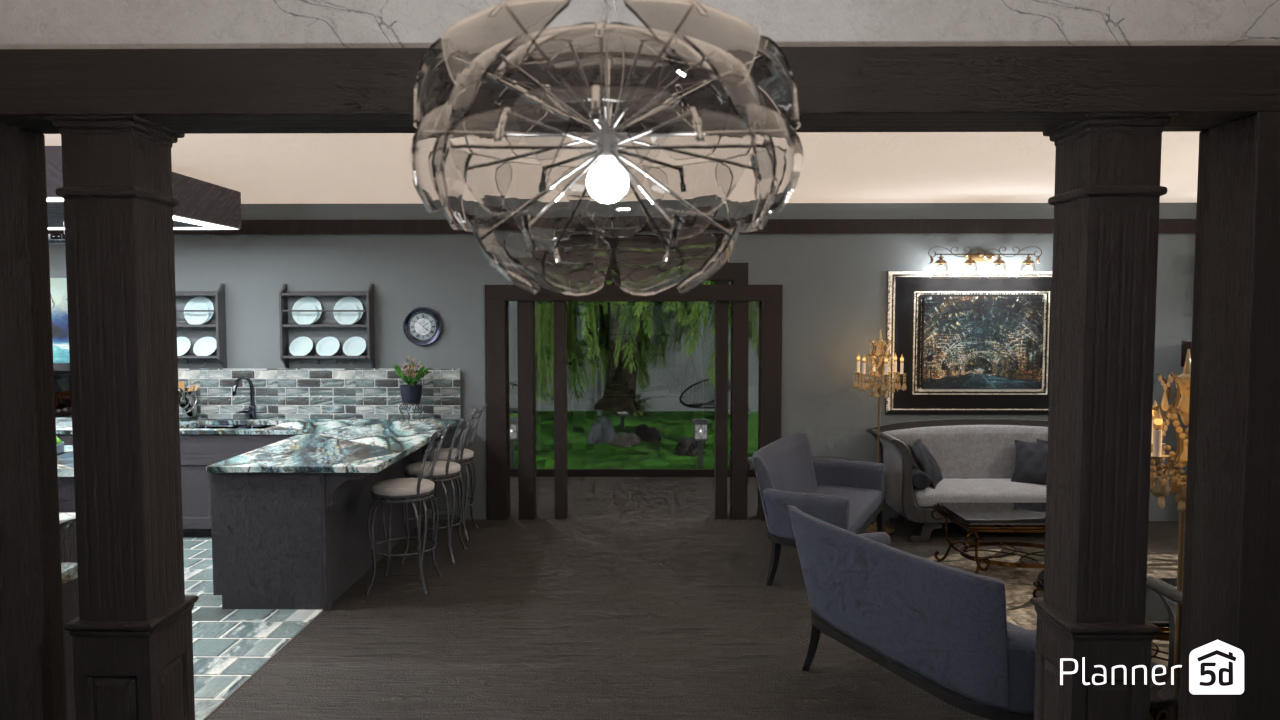 Garden swing home entrance #12756047 by Aldona