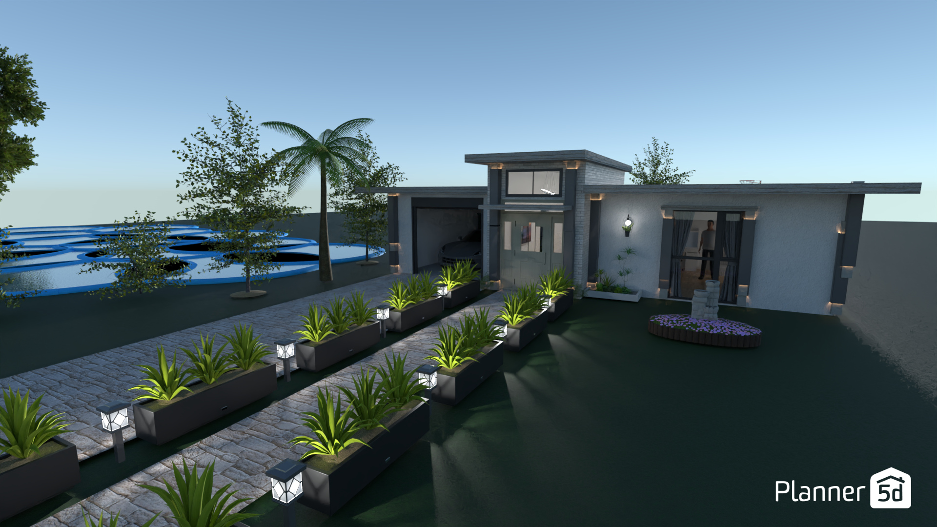 Modern one bedroom house #17320075 by S.D