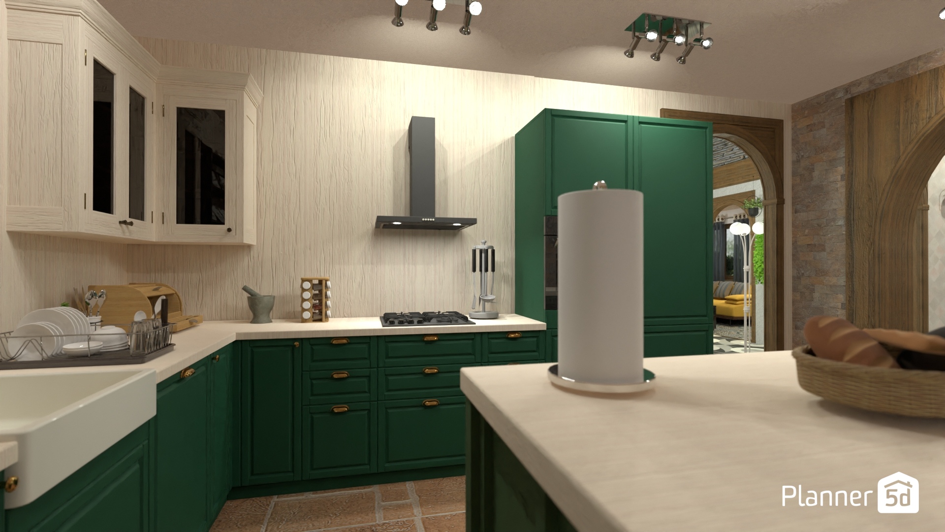 casa estilo ecléctico con fachada y decoración rustica y acentos modernos #22294538 by Yolanda Infante Garrido