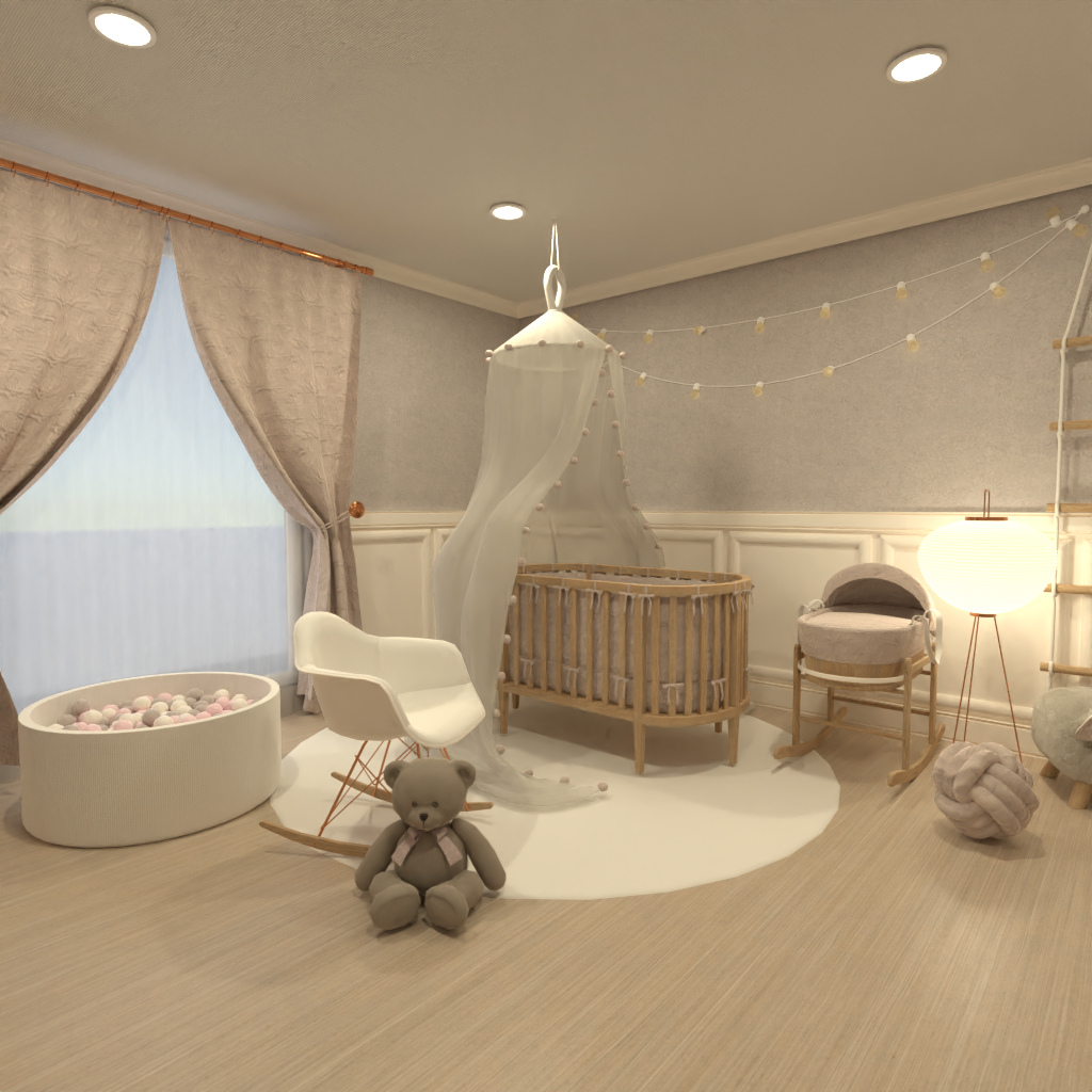 Pink Baby Bedroom #11748516 by Editors Choice