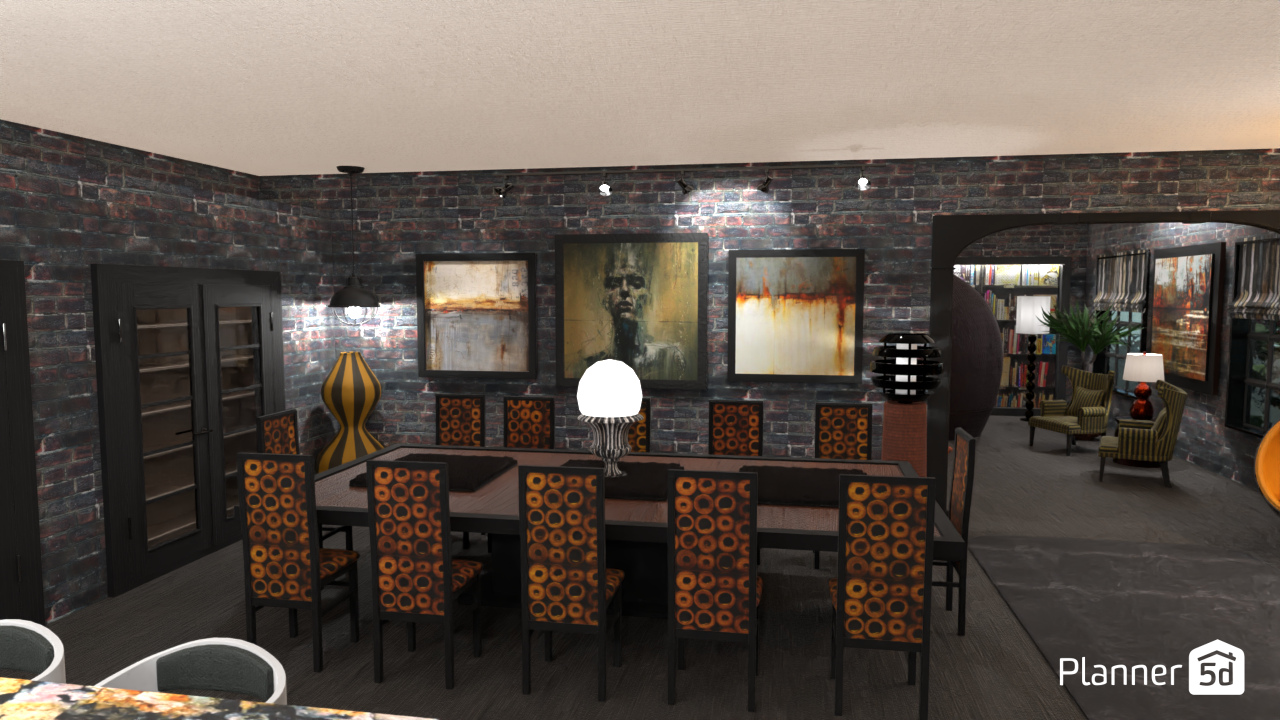 Hip condo dining room #12761639 by Aldona