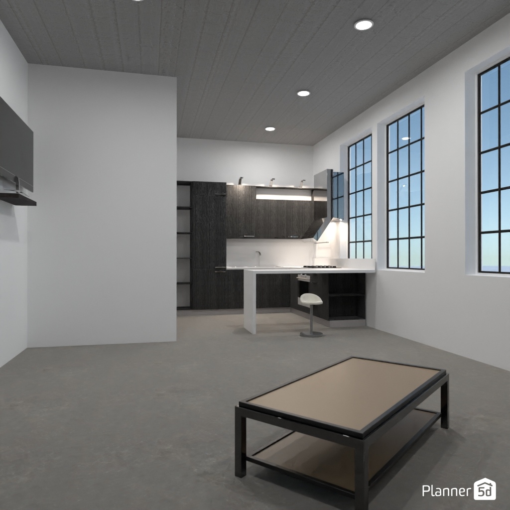 LOFT interior style - Free Online Design | 3D House Ideas - by Planner 5D