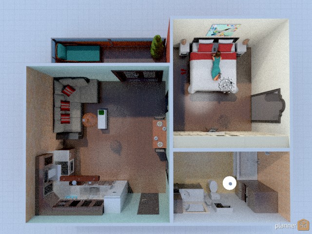 Apartment - Free Online Design | 3D Apartment Floor Plans by Planner 5D