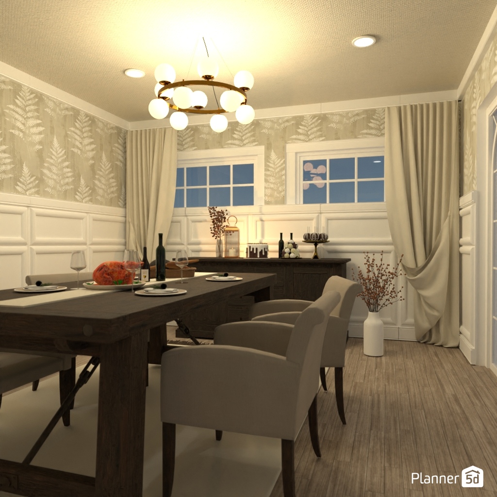 DB: Thanksgiving Day - room shell copy #23421199 by Editors Choice