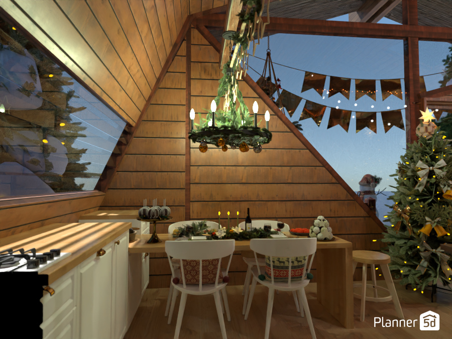 Lappland House: Christmas dinner #10849140 by Micaela Maccaferri