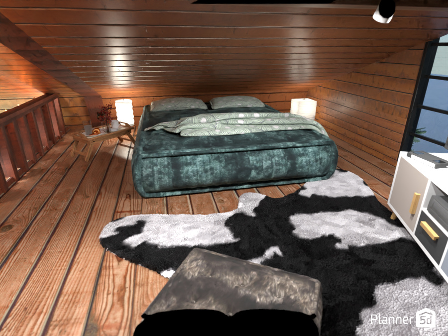 Lappland House: Christmas Upstairs #10850064 by Micaela Maccaferri