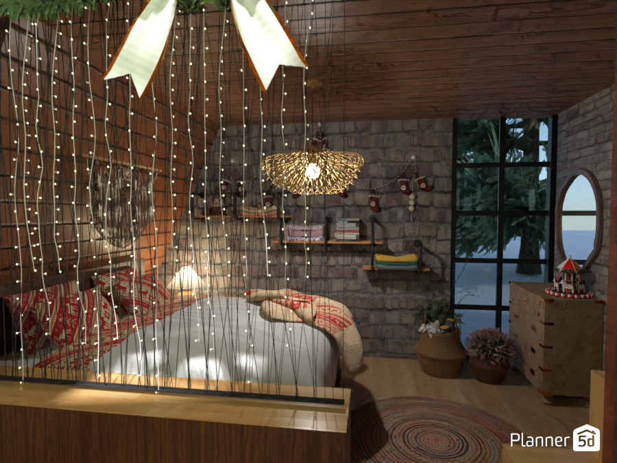 Lappland House: Christmas Bedroom #10850480 by Micaela Maccaferri