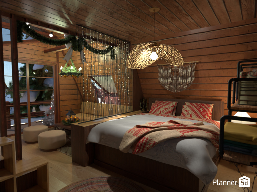 Lappland House: Christmas B&L #10850632 by Micaela Maccaferri