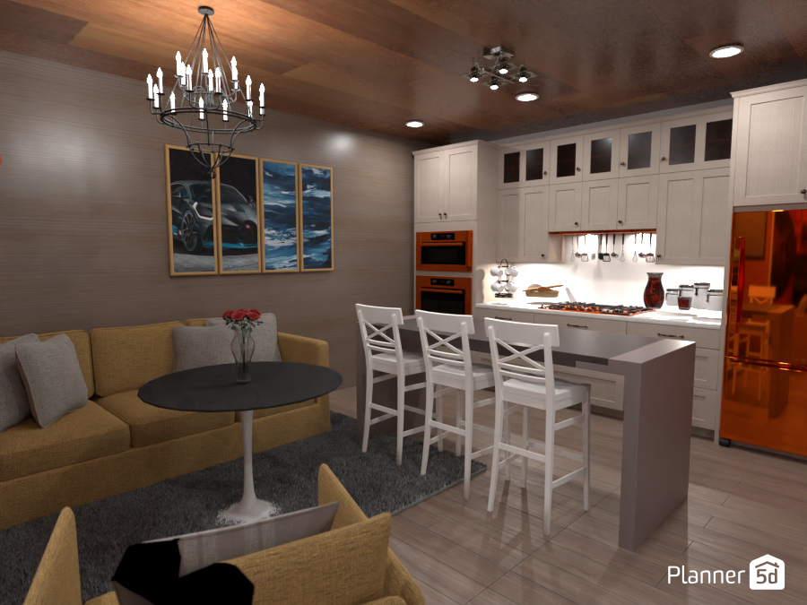 Modern wood house #9042181 by LIXx