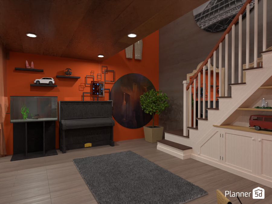 Modern wood house #9042185 by LIXx