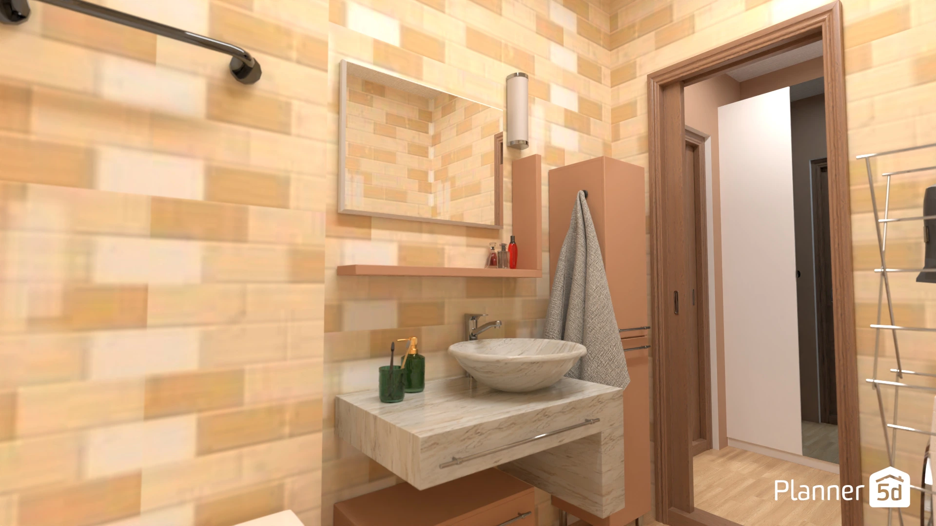 Flat 29 m2 + balcony 4 m2 #152170 by Gabes