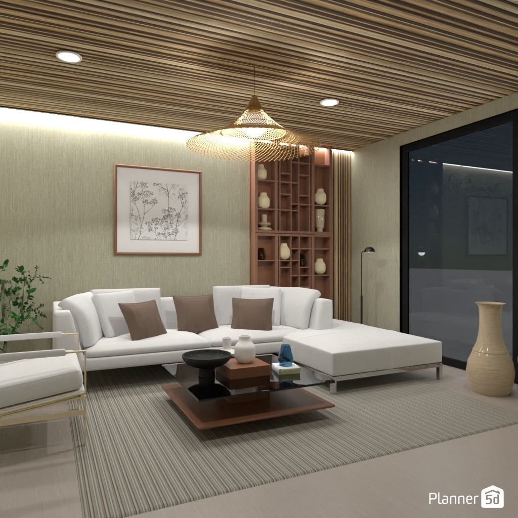 Japandi Living Room #25646688 by Editors Choice