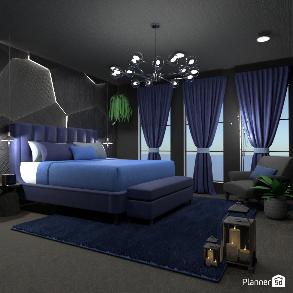 Midnight Mood Room #3392212 by Editors Choice