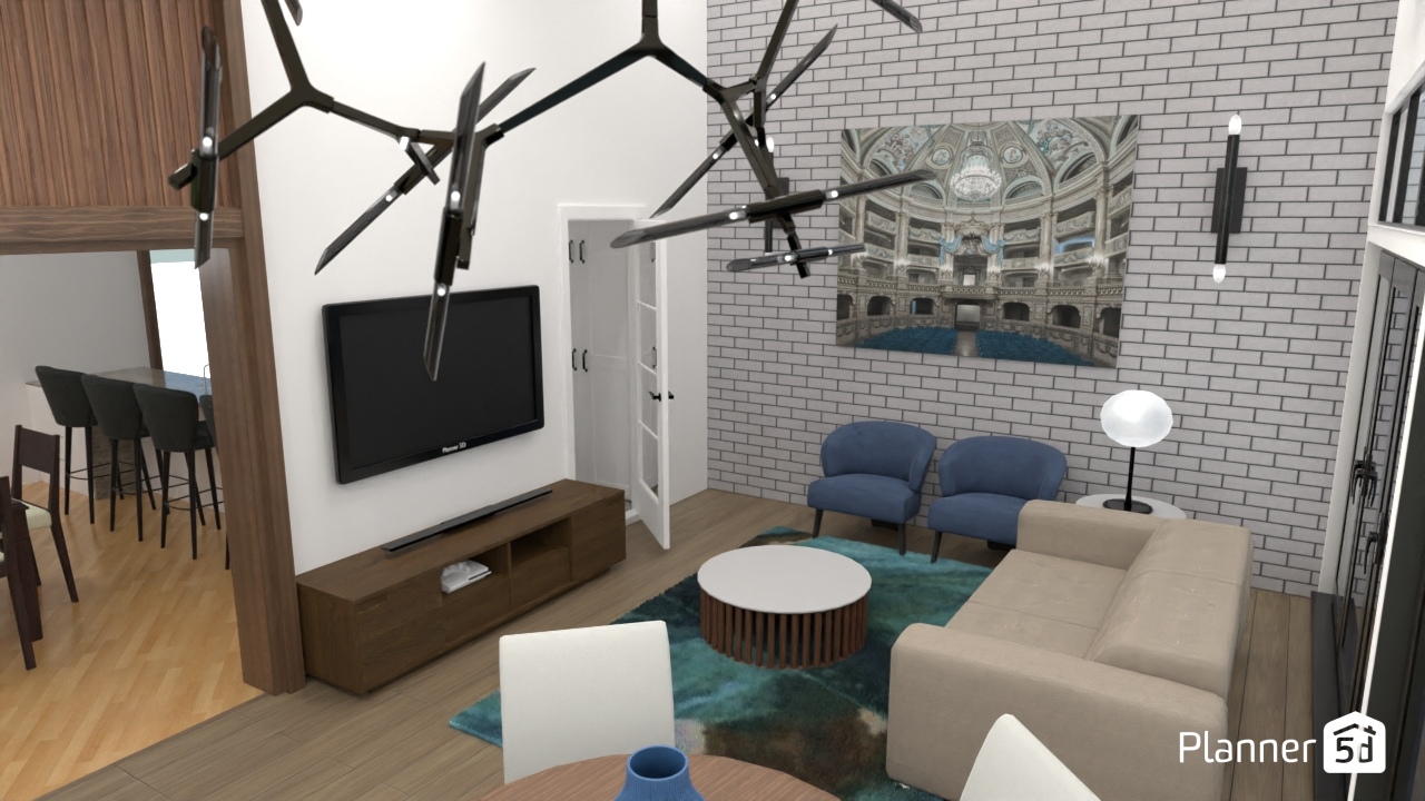 verriere salle a manger cuisine turquoise copier copier #23398386 by User 157527694