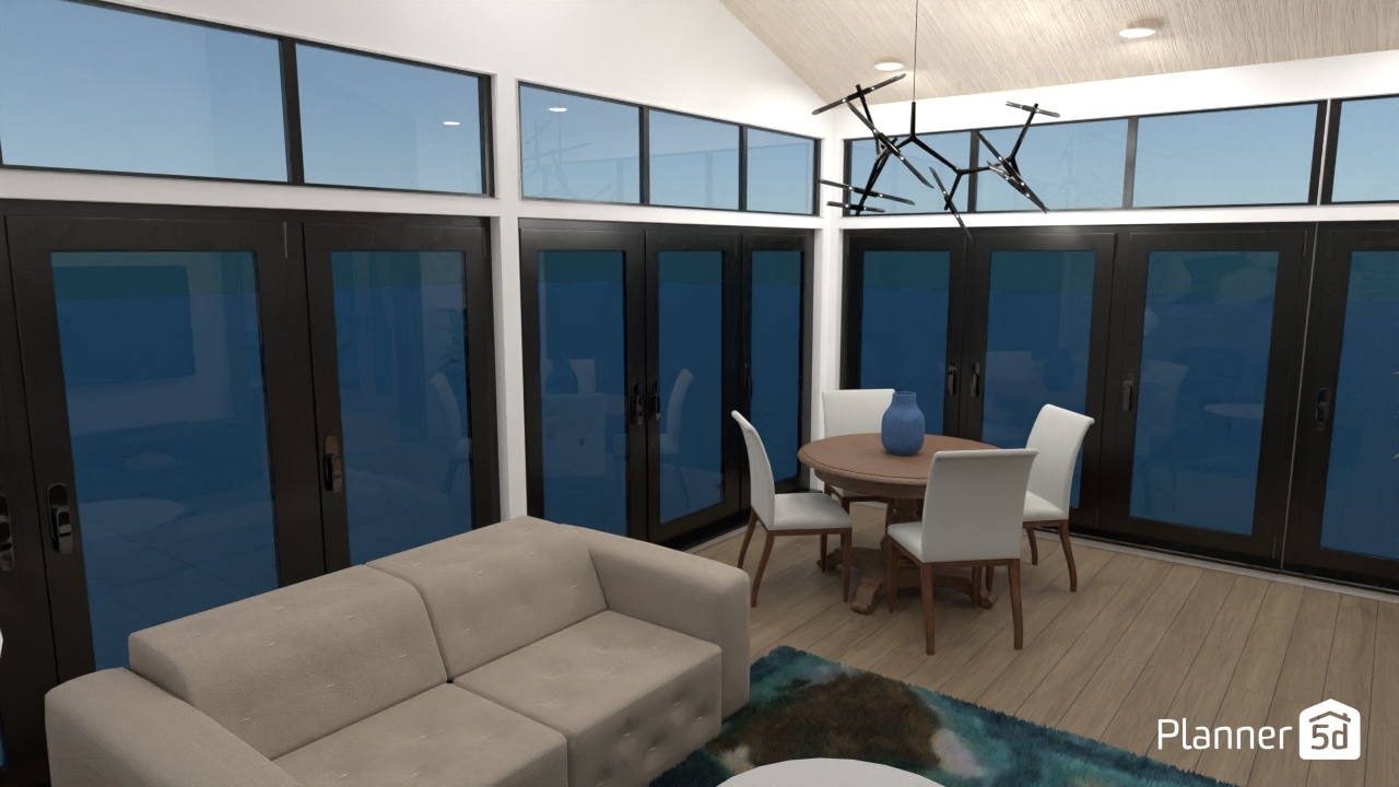 verriere salle a manger cuisine turquoise copier copier #23465975 by User 157527694