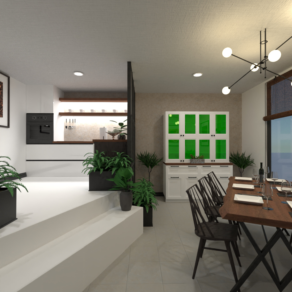 Brown and White Kitchen #11510304 by Editors Choice