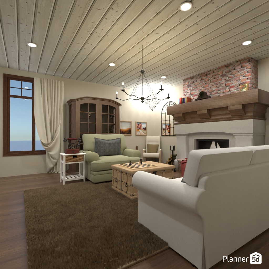 Country Living room #20214463 by Editors Choice