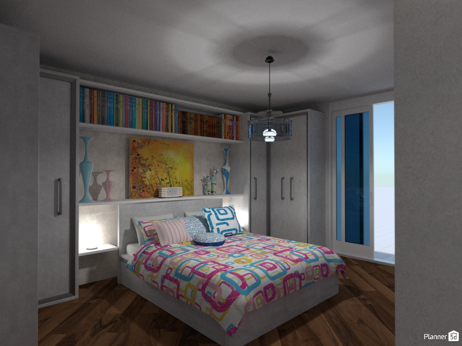 50 mq: Camera da letto #1495848 by Moonface