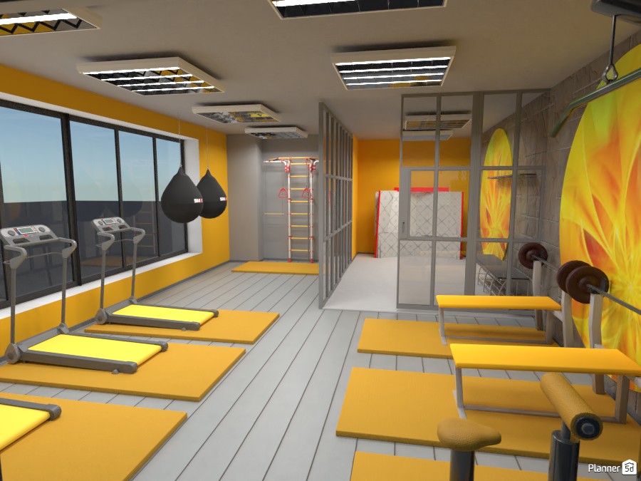 Gym interior #3728600 от Nikolas