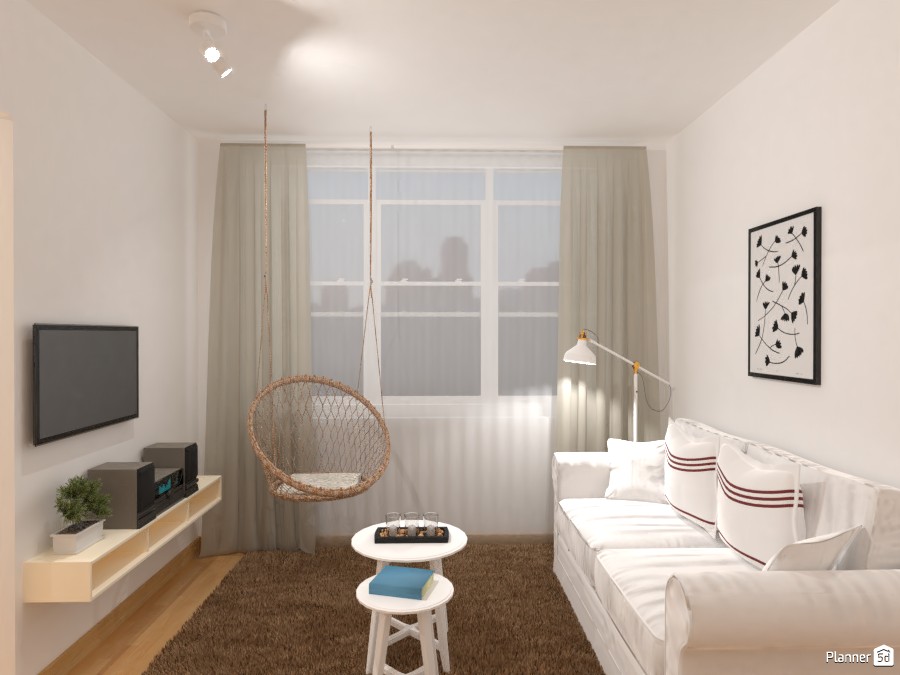 Cute small apartment / Living room #3979689 by Lucija Marko