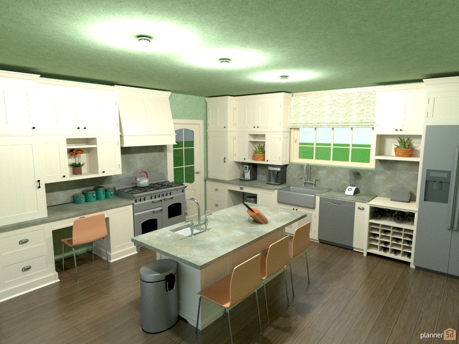 large kitchen w/island 911885 by Joy Suiter image