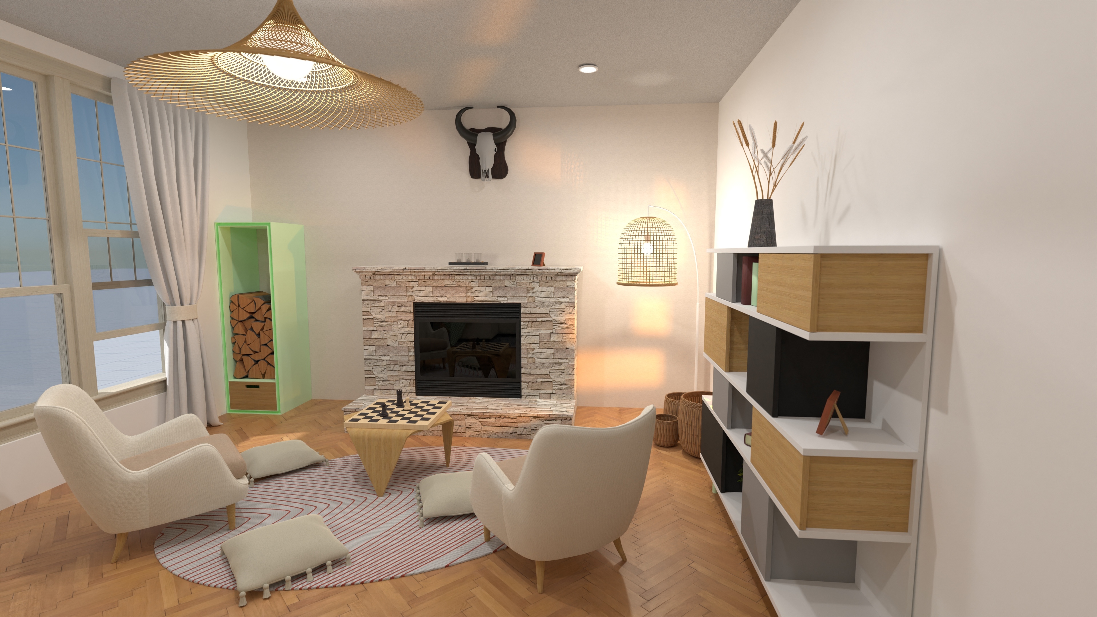 Cozy Scandinavian room copy 23007754 by Homaster image