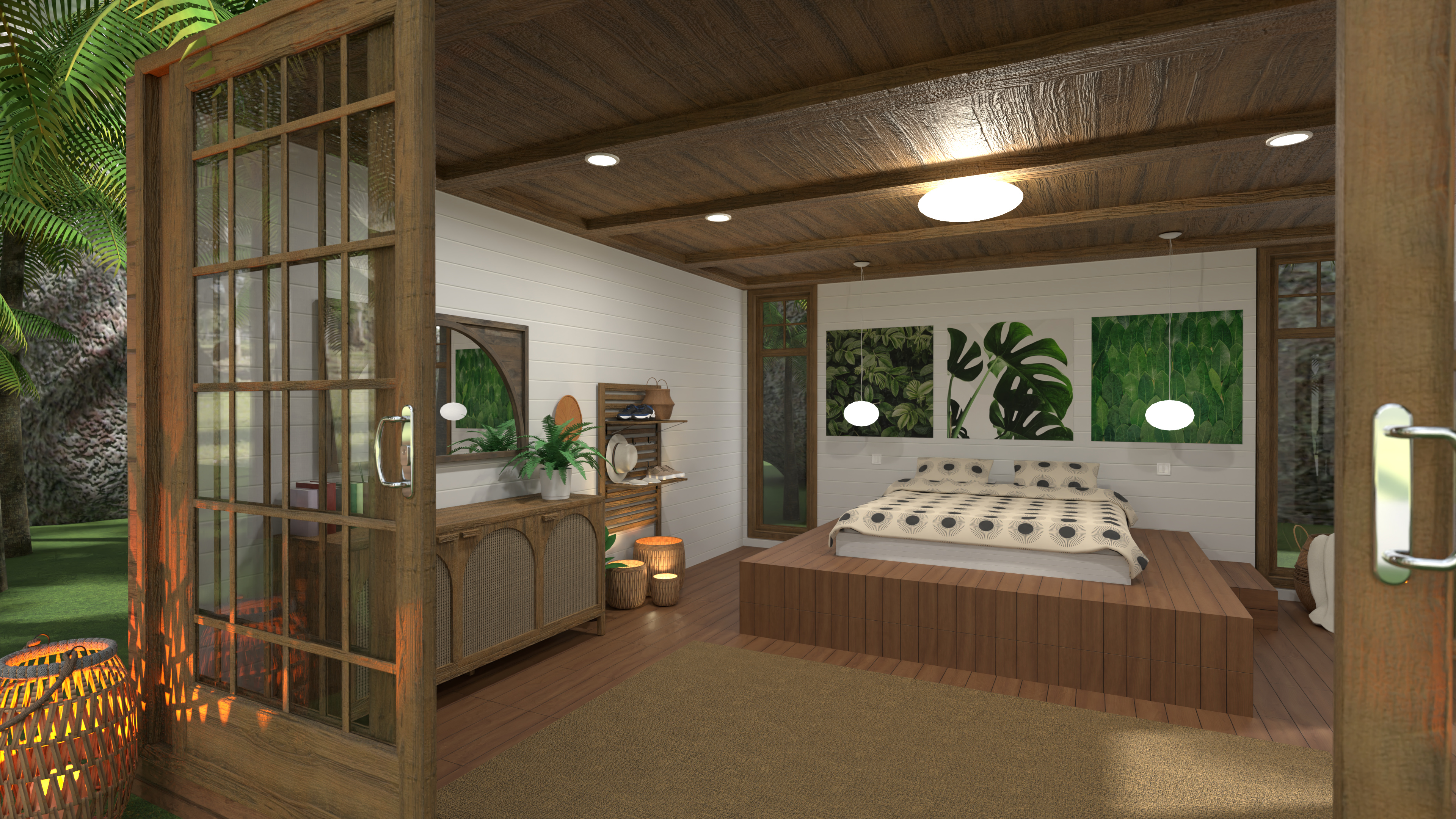 jungle retreat #20430835 Por Dellen