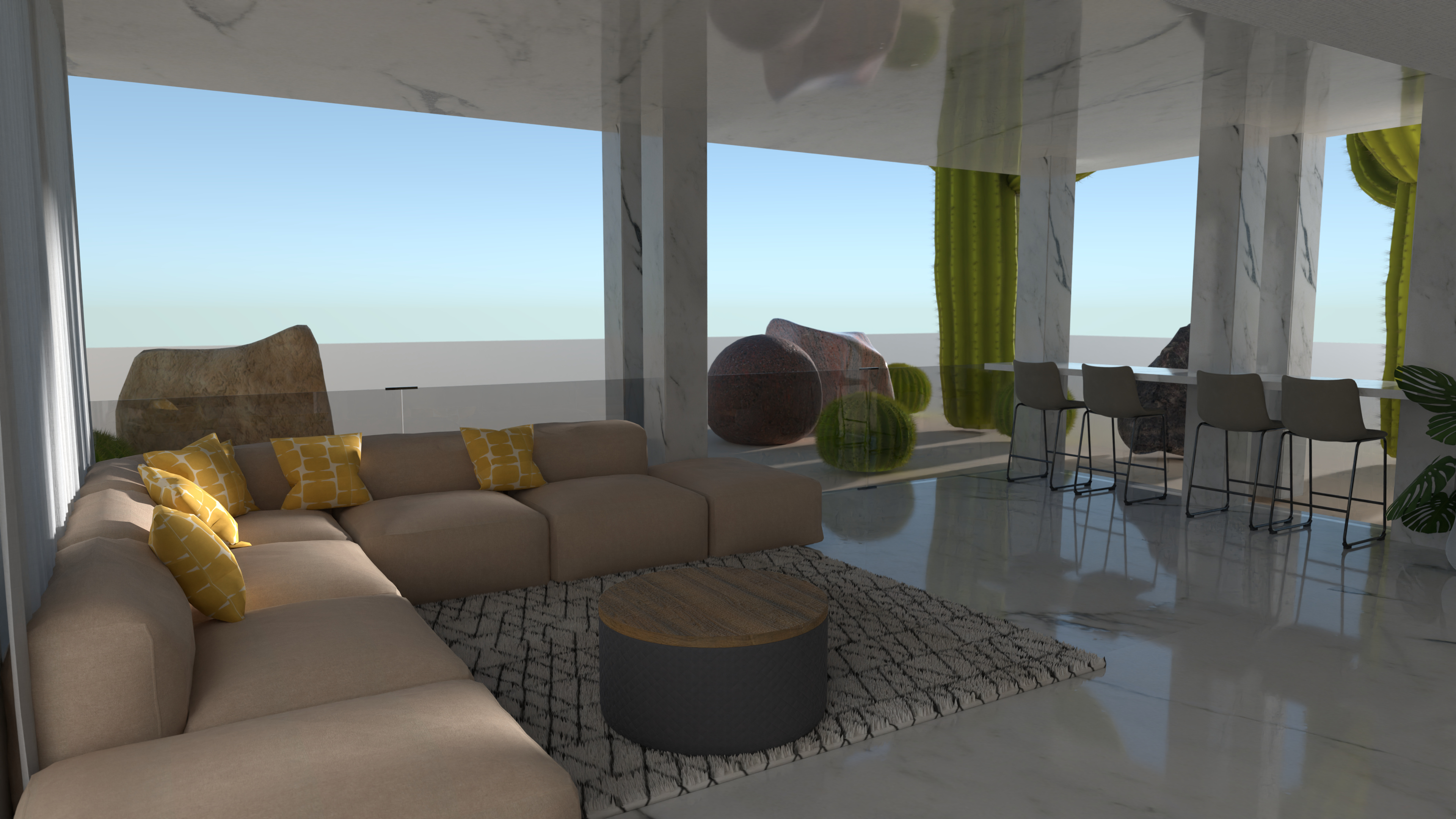 Desert House Living 2 #15275959 by Elsa Ripper