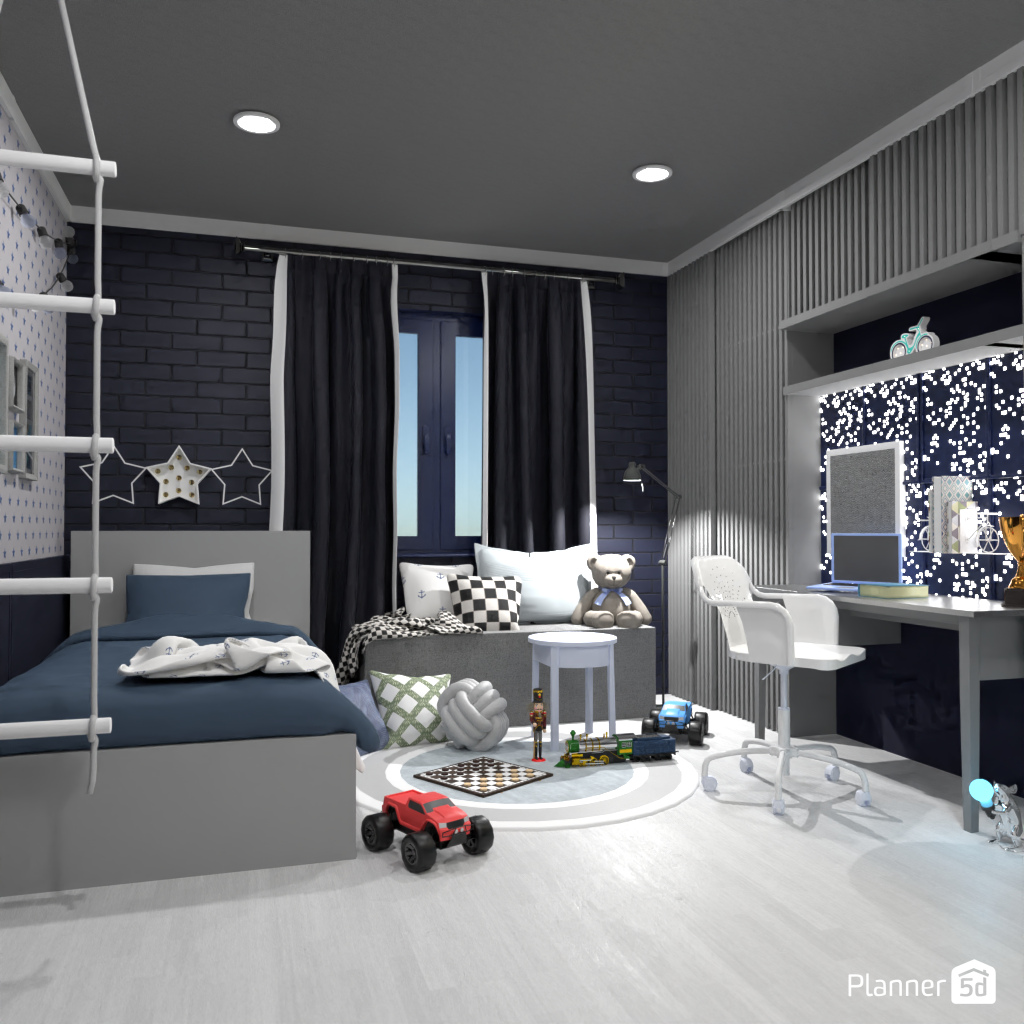 Blue kids room #19580064 by Editors Choice