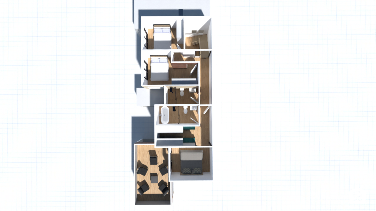 Projeto #11 - Free Online Design | 3D Kitchen Floor Plans by Planner 5D