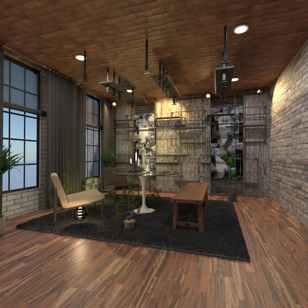 Industrial dining room #12608047 by Editors Choice