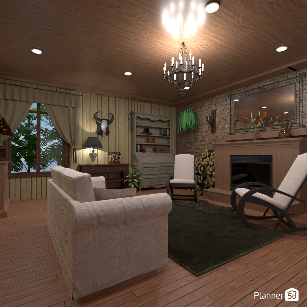 Country Living room #20109007 by Editors Choice