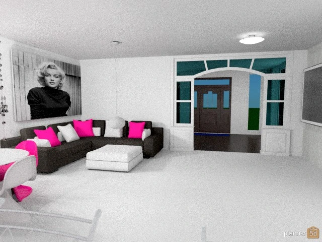 Living room, dining kitchen #50808 by batel nadav