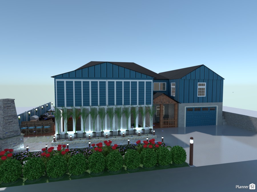 Front view of Proposed house #2964566 by Earth Meadow Smith