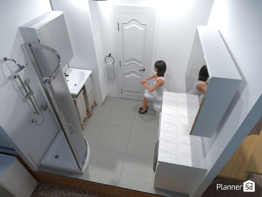 guest bathroom and Laundry #6379858 by Yaron Wizman