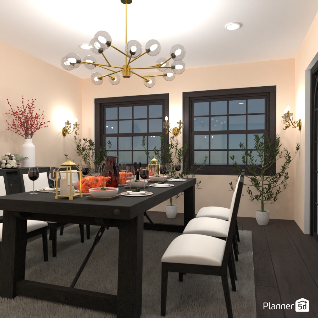 DB: Thanksgiving Day - room shell copy #23434683 by Editors Choice