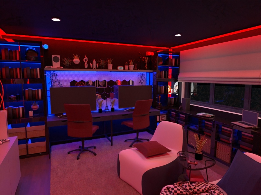 Gaming room / Design battle contest #21960742 by ZACKY DESIGNER