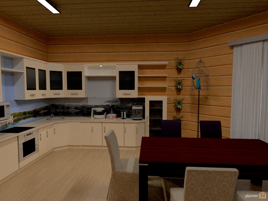 Кухня объединенная с гостиной #694328 by Татьяна Максимова