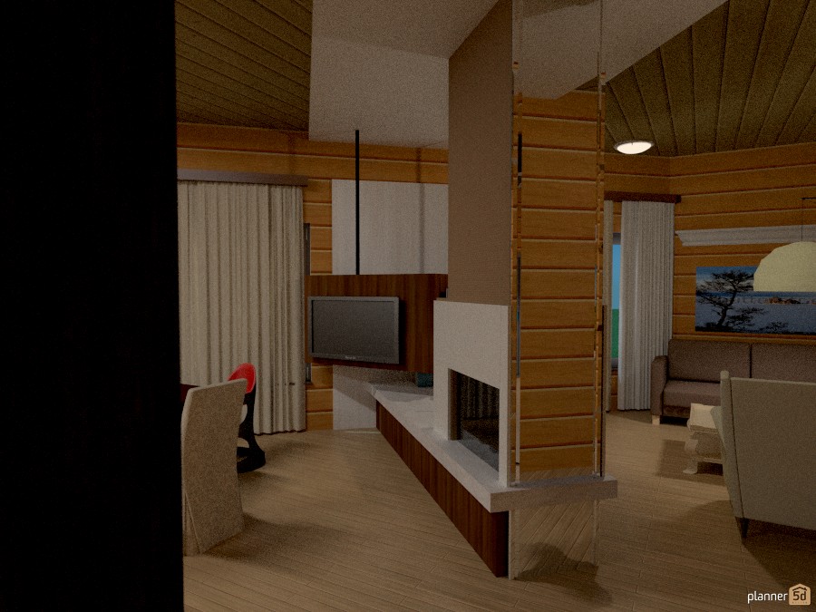 Камин в гостиной #694331 by Татьяна Максимова