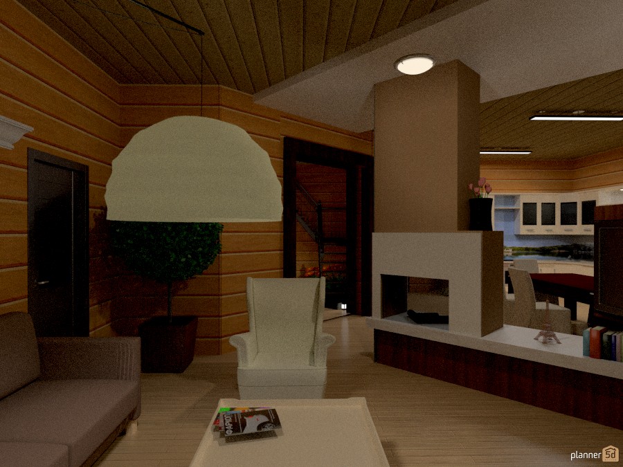 Камин в гостиной #694336 by Татьяна Максимова