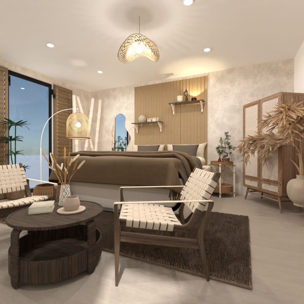 Wabi Sabi Bedroom #14552555 by Editors Choice