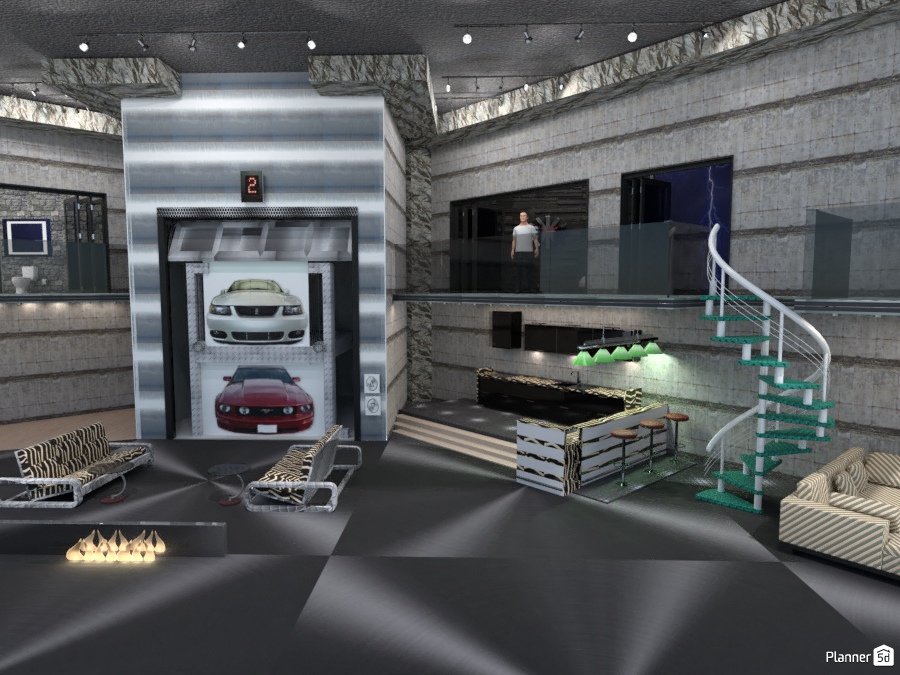 Bachelors Modern Loft With Car Elevator 2021554 by Jason image
